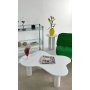 HANAH HOME Sto za kafu Bloom White - slika 1