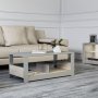 HANAH HOME Sto za kafu Aydos Grey Travertine - slika 2