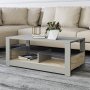 HANAH HOME Sto za kafu Aydos Grey Travertine - slika 1