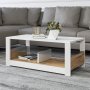 HANAH HOME Sto za kafu Aydos White Hrast - slika 1