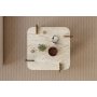 HANAH HOME Sto za kafu Afrolli Travertine Walnut - slika 4