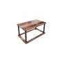 HANAH HOME Sto za kafu Hole Rect Walnut - slika 3