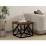 HANAH HOME Sto za kafu Woda Walnut Black - slika 1