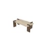 HANAH HOME Sto za kafu Leapiri Travertine Walnut - slika 5