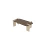 HANAH HOME Sto za kafu Leapiri Walnut Travertine - slika 5