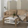 HANAH HOME Sto za kafu Erica White Walnut - slika 2