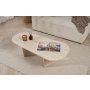 HANAH HOME Sto za kafu Ovalis Travertine - slika 3
