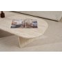 HANAH HOME Sto za kafu Ovalis Travertine - slika 5