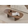 HANAH HOME Sto za kafu Ovalis Walnut - slika 3