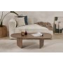 HANAH HOME Sto za kafu Ovalis Walnut - slika 1