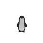 HANAH HOME Ogledalo za decu Penguin Black - slika 1