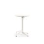 HANAH HOME Prekllopni sto Moon Ø60 V2F Ivory White - slika 1