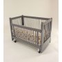 HANAH HOME Krevetac za bebe Elegance Grey - slika 1