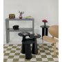 HANAH HOME Set bočnih stolova Lilyum (57 + 52 + 47) Black - slika 3