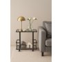HANAH HOME Bočni sto Fuji Black Fume - slika 4