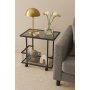 HANAH HOME Bočni sto Fuji Black Fume - slika 5