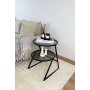 HANAH HOME Bočni sto Valencia Black Fume - slika 4