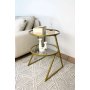 HANAH HOME Bočni sto Valencia Gold - slika 3