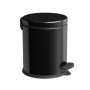 VINOX Kanta za otpatke sa pedalom metal CRNA 12 lit (visina 370mm, prečnik 250mm) - slika 1