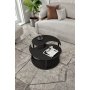HANAH HOME Sto za kafu Yin Yang 2 Black - slika 1