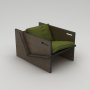 HANAH HOME Ving Chair - fotelja Winner - slika 2