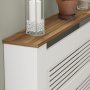HANAH HOME Radijator polica Termora Walnut White - slika 3