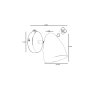 OPVIQ Zidna lampa 9078 2 - slika 4