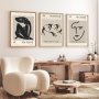 WALLXPERT Dekorativna slika iz 3 dela Huhu255 20 x 30 - slika 1