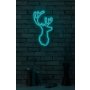 WALLXPERT Zidna LED dekoracija Deer Blue - slika 3
