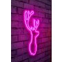 WALLXPERT Zidna LED dekoracija Deer Pink - slika 2