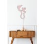 WALLXPERT Zidna LED dekoracija Deer Pink - slika 5