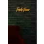 WALLXPERT Zidna LED dekoracija Fuck Fear Yellow - slika 3