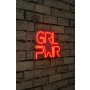 WALLXPERT Zidna LED dekoracija Girl Power Red - slika 2
