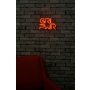 WALLXPERT Zidna LED dekoracija Girl Power Red - slika 4