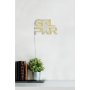 WALLXPERT Zidna LED dekoracija Girl Power Yellow - slika 5