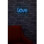 WALLXPERT Zidna LED dekoracija Love Blue - slika 4