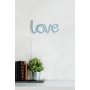 WALLXPERT Zidna LED dekoracija Love Blue - slika 5