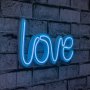 WALLXPERT Zidna LED dekoracija Love Blue - slika 1