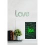 WALLXPERT Zidna LED dekoracija Love Green - slika 3