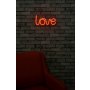 WALLXPERT Zidna LED dekoracija Love Red - slika 4