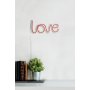 WALLXPERT Zidna LED dekoracija Love Red - slika 5