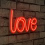 WALLXPERT Zidna LED dekoracija Love Red - slika 1