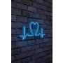 WALLXPERT Zidna LED dekoracija Love Rhythm Blue - slika 2