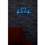 WALLXPERT Zidna LED dekoracija Love Rhythm Blue - slika 3
