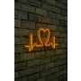 WALLXPERT Zidna LED dekoracija Love Rhythm Yellow - slika 2