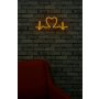 WALLXPERT Zidna LED dekoracija Love Rhythm Yellow - slika 3