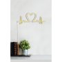 WALLXPERT Zidna LED dekoracija Love Rhythm Yellow - slika 5