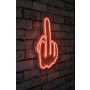 WALLXPERT Zidna LED dekoracija Middle Finger Red - slika 2