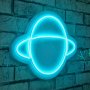 WALLXPERT Zidna LED dekoracija Saturn Blue - slika 1