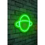 WALLXPERT Zidna LED dekoracija Saturn Green - slika 2